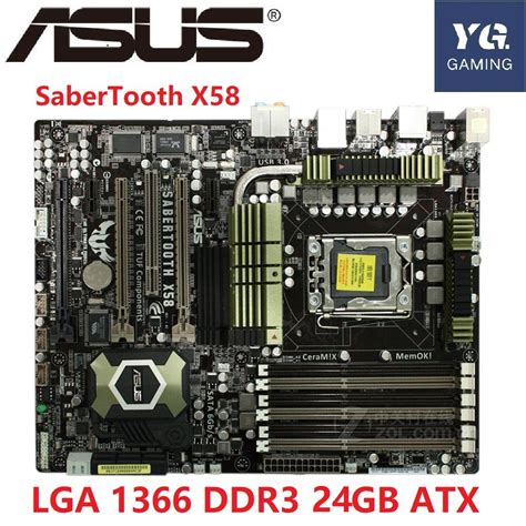 Asus Sabertooth X58 Original Motherboard Lga 1366 Ddr3 For Core I7 Extreme Core I7 24gb Used