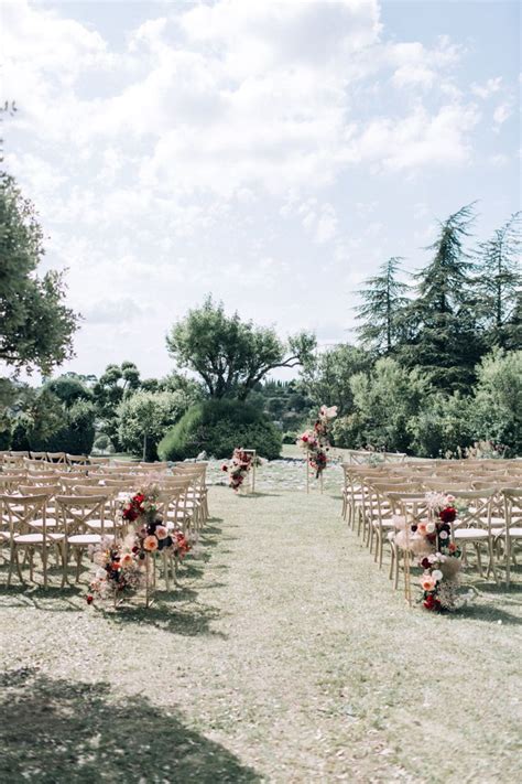 Cérémonie laïque au Domaine de Capelongue Park Wedding Dolores park