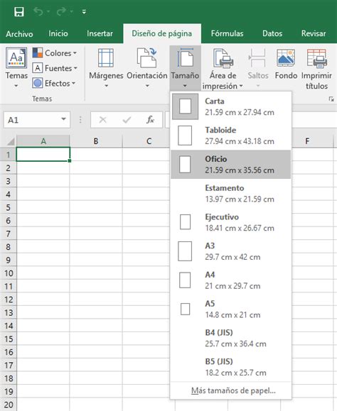 C Mo Imprimir En Tama O Oficio En Excel Excel Total