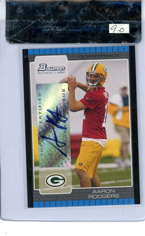 Aaron Rodgers Autographed Football Memorabilia Nfl Merchandise