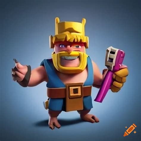 Hog Rider Character From Clash Royale