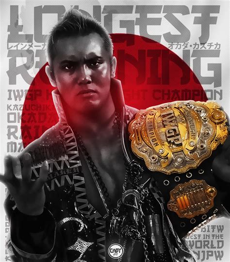 kazuchika okada tribute poster  caqybkhan  deviantart