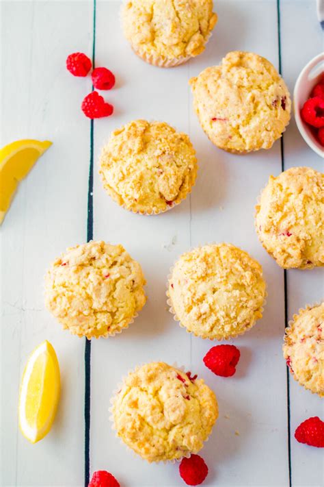 Lemon Raspberry Muffins Recipe Easy Dessert Recipes