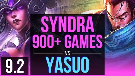 Syndra Vs Yasuo Mid Games Kda Godlike Na Master