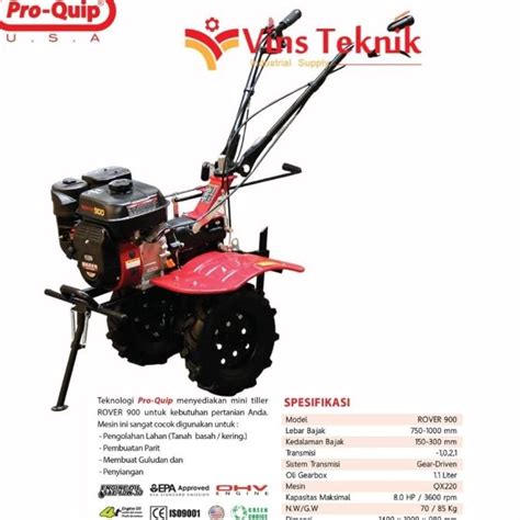 Jual Mesin Bajak Mini Cultivator Mini Traktor Rover Proquip Rover