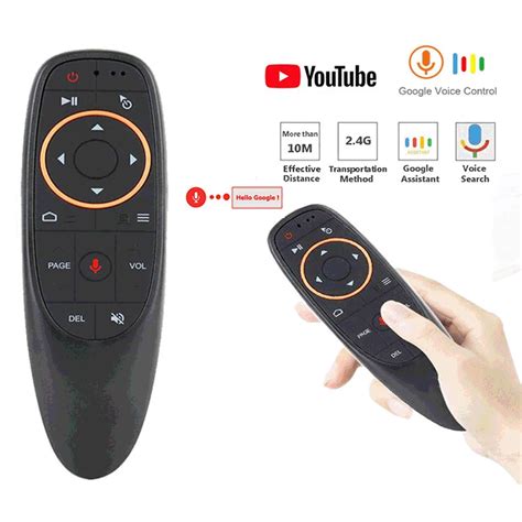 G10 G10S Pro Voice Remote Control Backlit Smart Air Mouse Google 2 4G