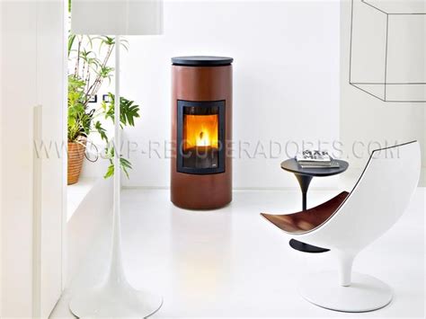 Salamandra Pellets Tube Salamandras E Recuperadores Pellet Stove