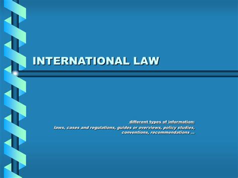 International Law Of The Sea