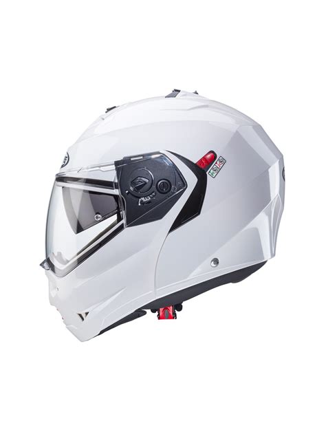 Casco Modular Caberg Duke X Blanco Metal Para Cascos Modulares