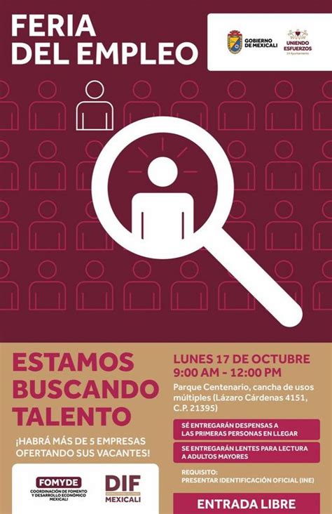 Realizarán Feria de Empleo el próximo lunes en Mexicali