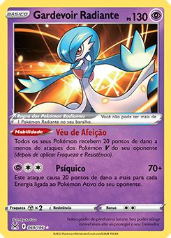 Gardevoir Radiante Origem Perdida Banco De Dados De Cards Do