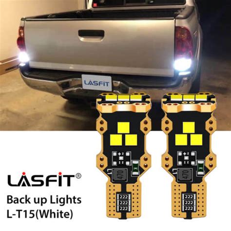 Lasfit LED Reverse Backup Light T15 921 Bulbs For 2005 2023 Toyota