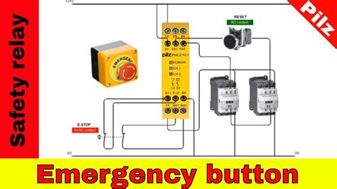 Emergency Stop Schematic Diagram Emergency Stop Button Switc