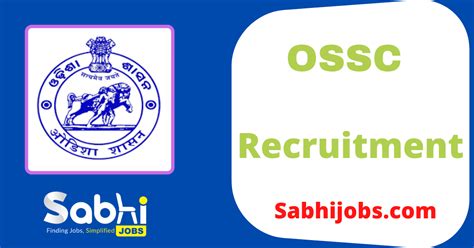 Ossc Jobs Notification Apply Online For Trained Graduate