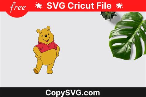 Winnie The Pooh Svg Free Cut File For Cricut Updated