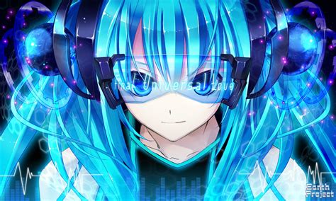 X Resolution Blue Hairedfemale Anime Character Wallpaper