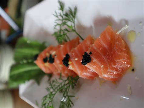 Sashimi De Salm O Flor De Sal E Azeite Trufado Restaurante Sushi