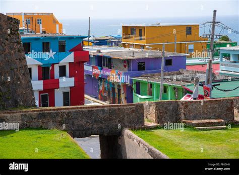 The Neighborhood La Perla In Old San Juan Puerto Rico Stock Photo Alamy