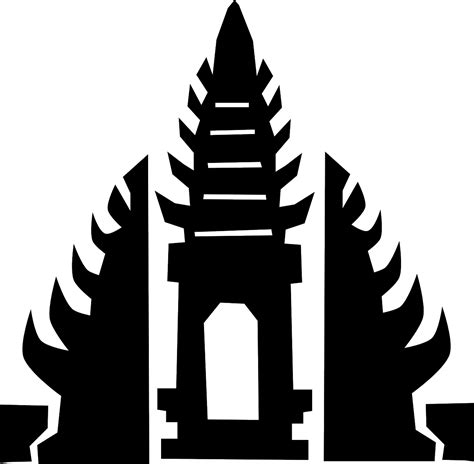 Bali,temple,indonesian,silhouette,free vector graphics - free image ...