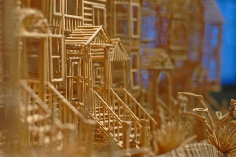 The Helpful Art Teacher Toothpick Sculptures How Art Inspires Art