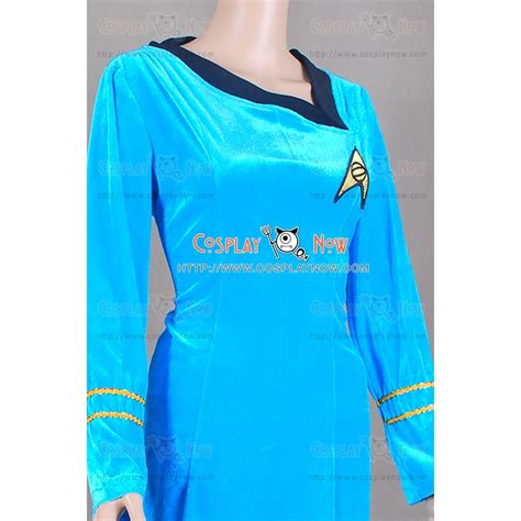 Star Trek Costume Tos The Female Duty Uniform Blue Dress