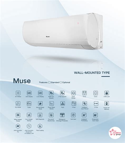 Gs Xmu Gree Brand Split Ton Ac Muse Series Gree Split Ac