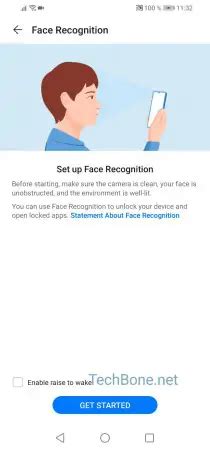 How To Set Up Face Scan Unlock Huawei Manual Techbone