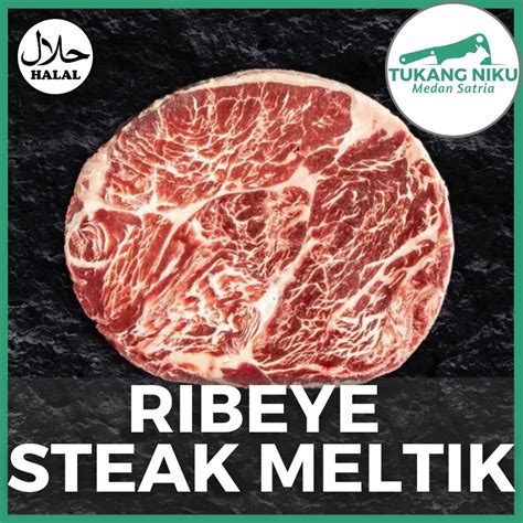 Jual RIBEYE STEAK MELTIK WAGYU MELTIQUE HALAL FROZEN FRESH DAGING