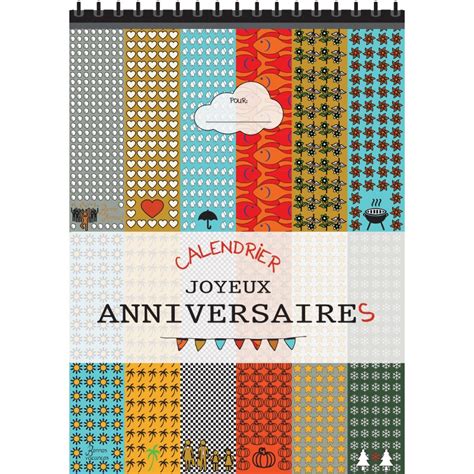 Calendriers Anniversaires Perp Tuels Sans Ann E Dates Importantes