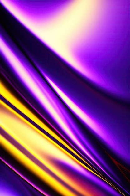 Premium Photo | Liquid Violet Chrome Background