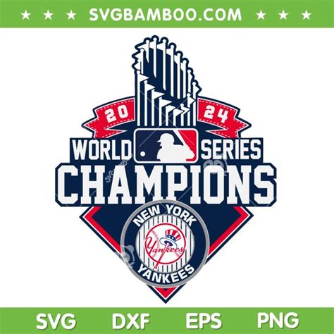 New York Yankees World Series Champions Svg