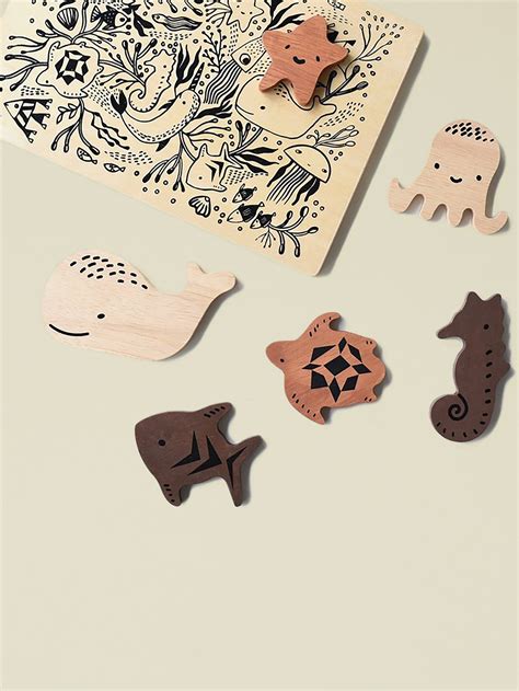 Ocean Animal Puzzle | Baby and Kids Toys | Kit and Wilder