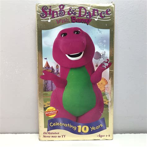 Barney And Friends Sing And Dance With Vhs Video Grelly Usa