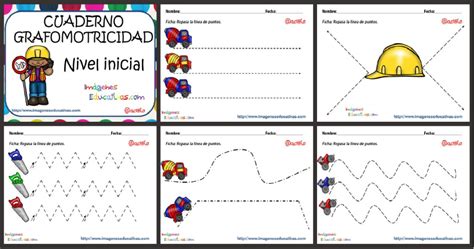 Grafomotricidad Fichas Construcción Portada Imagenes Educativas