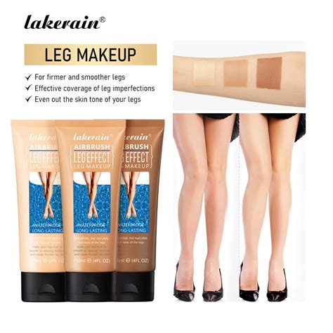 Airbrush Leg Makeup Moisturizing Liquid Body Foundation Fake Tan Cream Tanning Body Lotion Skin