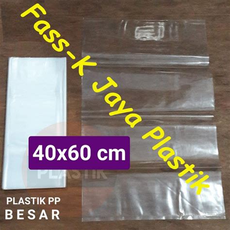 Jual Kantong Plastik Pp Bening Uk X Plastik Laundry Plastik