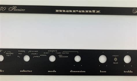 New Marantz 4230 Receiver Front Panel Faceplate Face Plate EBay