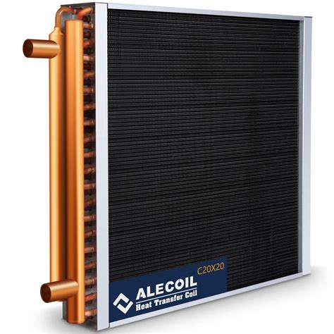 Buy X Water To Air Heat Exchanger Copper Ports Hot Water Coil For Forced Air Heating