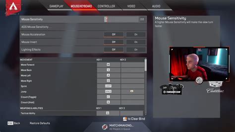 Imperialhals Apex Legends Settings Gameriv