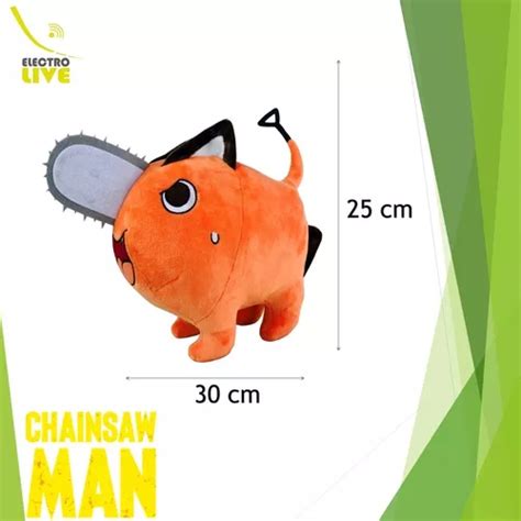 Peluche Pochita Chainsaw Man 25 X 30cm Cuotas sin interés