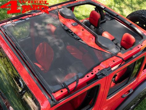 Sun Bikini Top Targa Mesh Bestop Jeep Wrangler JL Year 18 24 2 Or 4