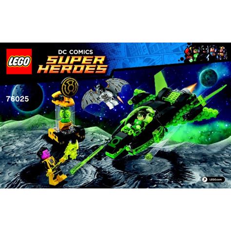 Lego Green Lantern Vs Sinestro Set 76025 Instructions Brick Owl