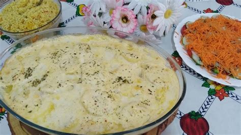 PEIXE GRATINADO BATATAS E MOLHO BRANCO YouTube