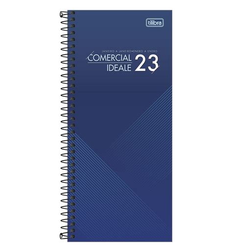 Agenda Espiral Diária Executiva 20x27 5cm Spot 2023 Tilibra