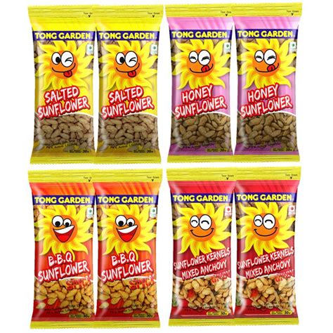 Tong Garden Sunflower Seeds G Assorted Flavour Salted Honey Bbq