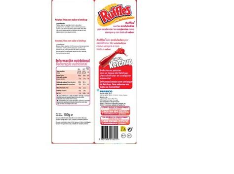 Batatas Fritas Ruffles Ketchup 150g Auchan