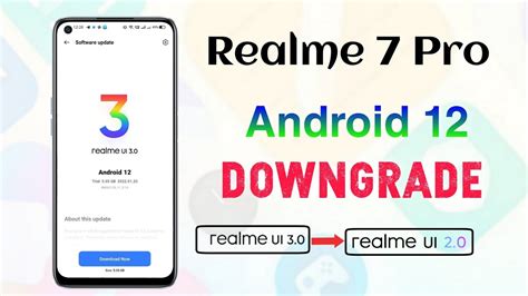 How To Downgrade Realme Pro From Android To Android Realme Ui