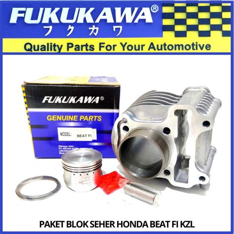 Jual Paket Blok Seher Komplit Plus Piston Kit Honda Beat Fi Kzl