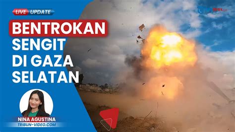 Video Perang Sengit Di Gaza Selatan Pecah Roket Jarak Dekat Brigade