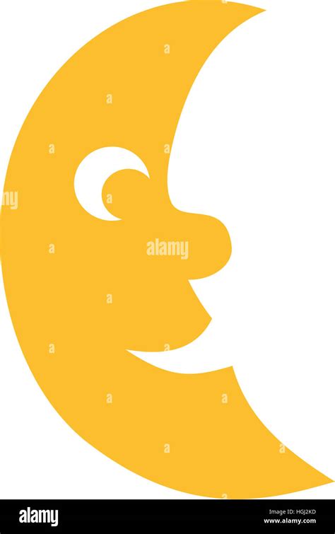 Smiling Face Crescent Moon Hi Res Stock Photography And Images Alamy